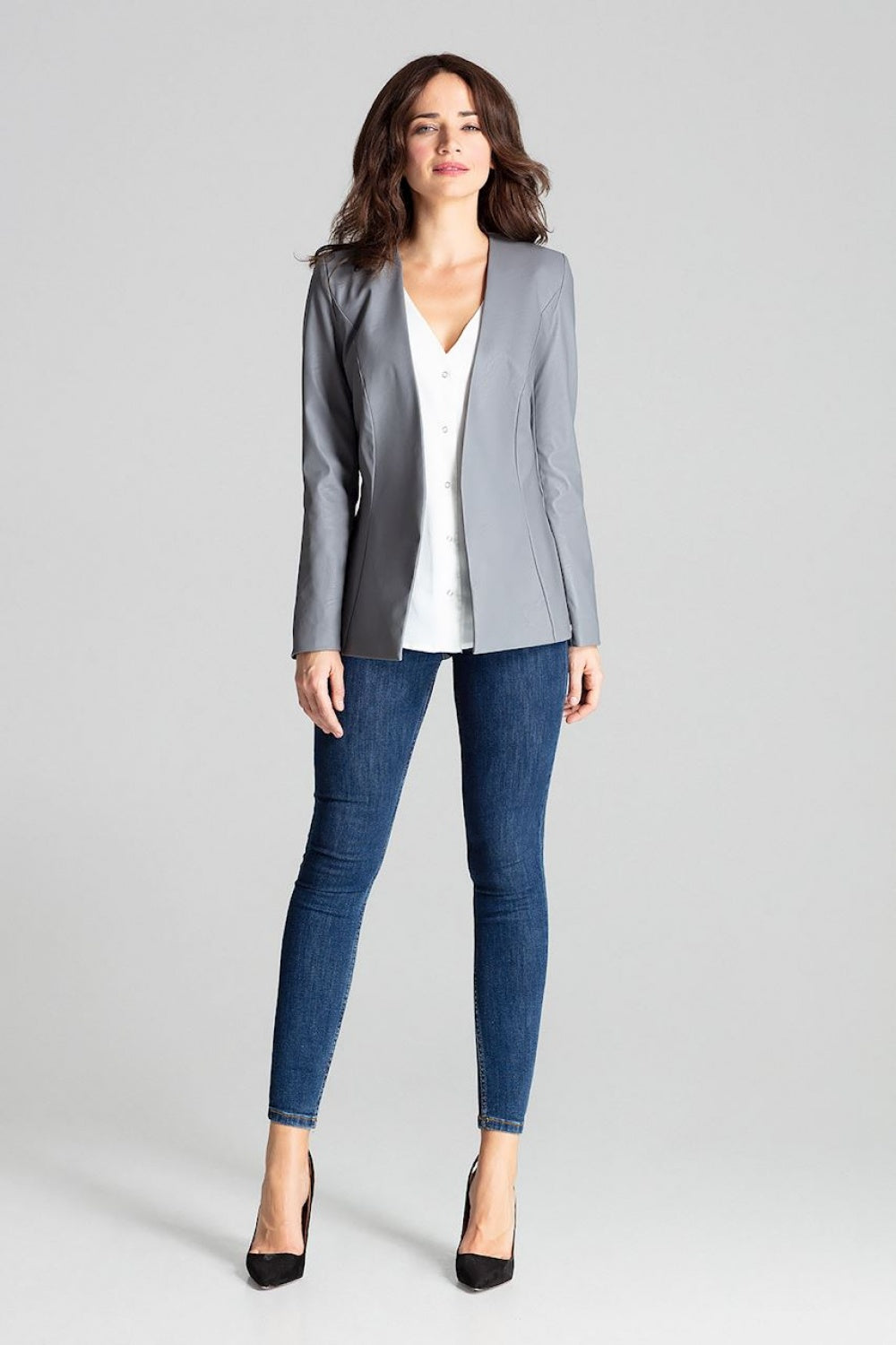 Blazer femme Lenitif — gris