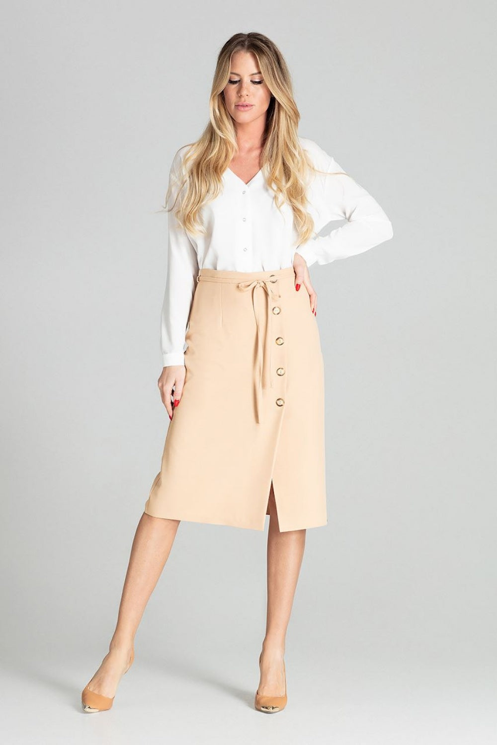 Jupe femme Figl — beige