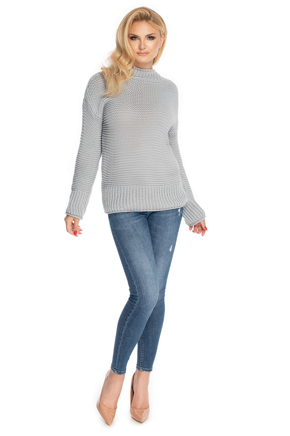 Pull femme PeeKaBoo Chandail Chandail — gris