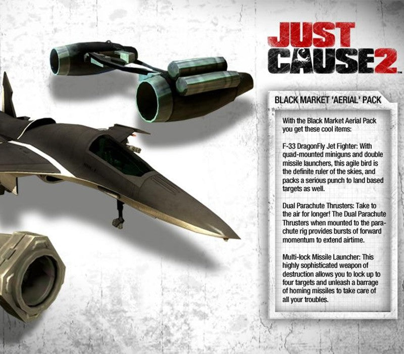 Just Cause 2 - Black Market Aerial Pack DLC