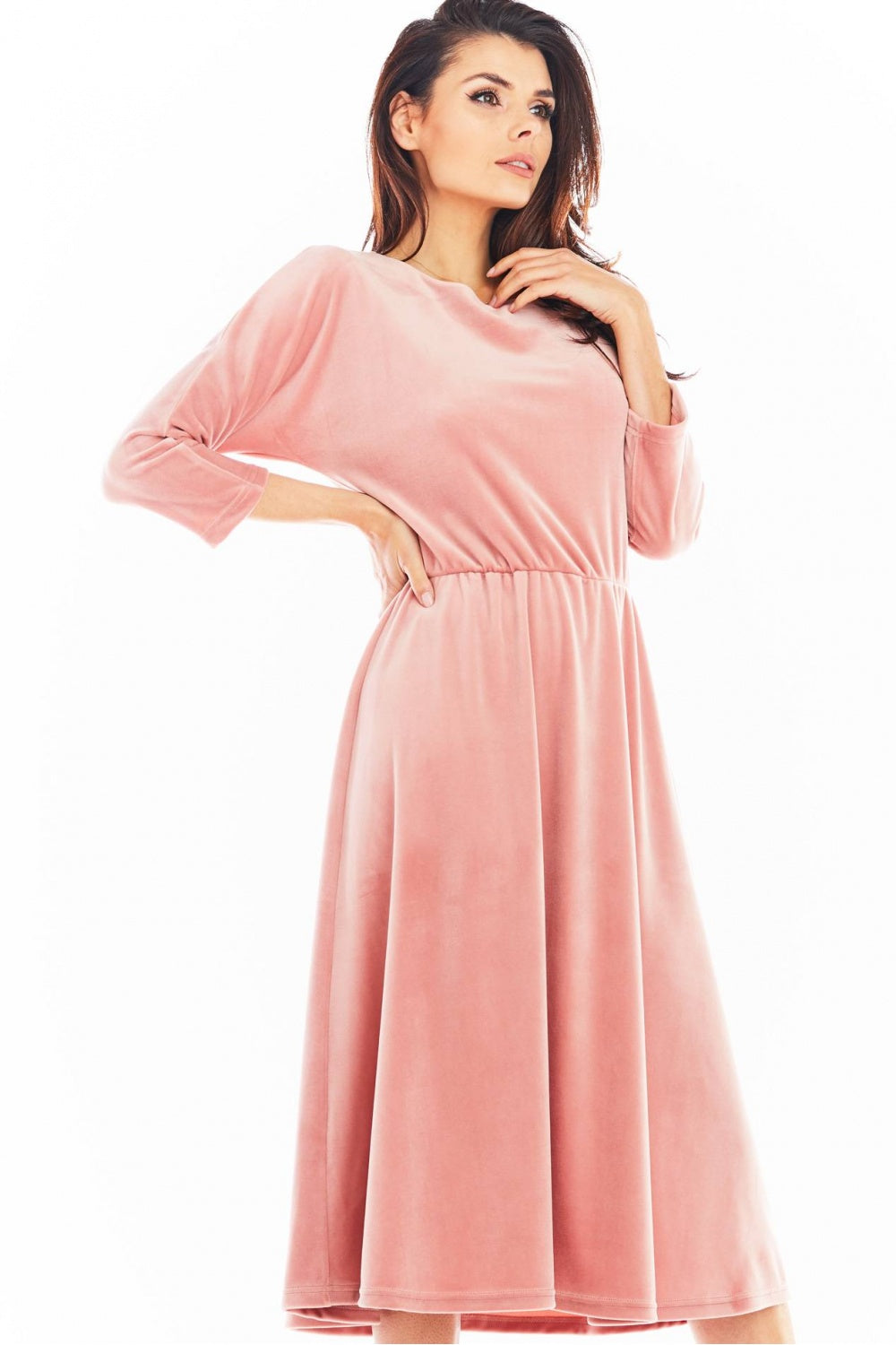 Robe femme awama De Soirée De — rosé