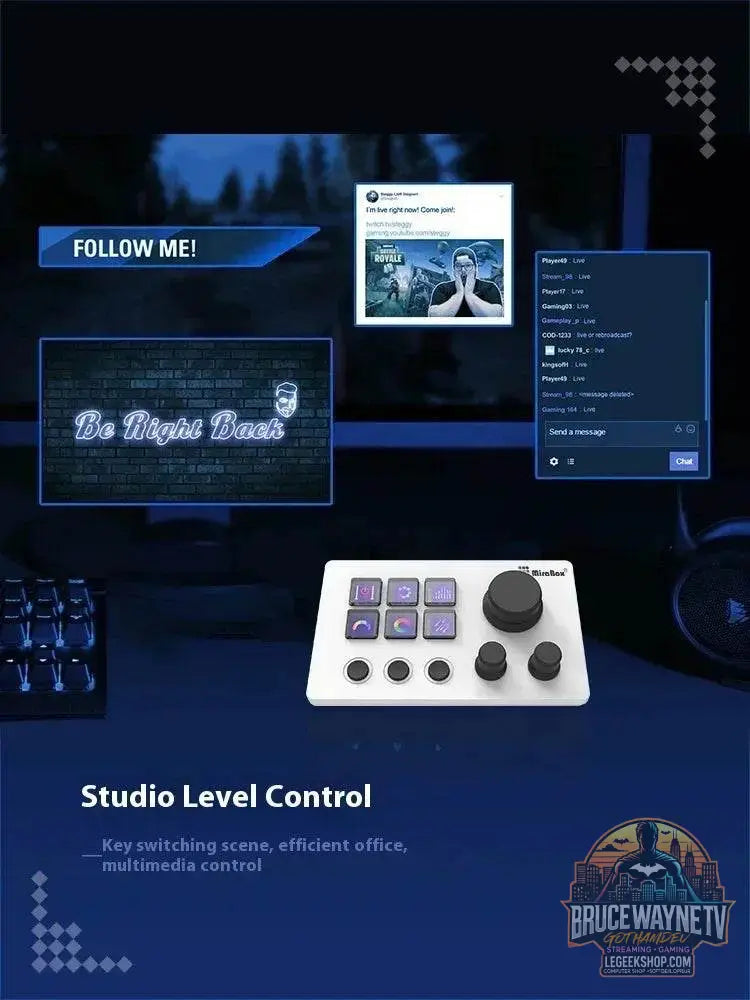 🎮 Clavier Macro Visuel Mirabox N3 – Streamdeck Personnalisable pour PC - Legeekshop