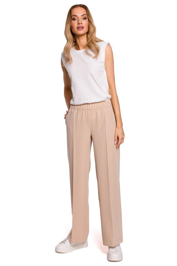 Chaussures à talons femme Moe Pantalon Long Pantalon — beige