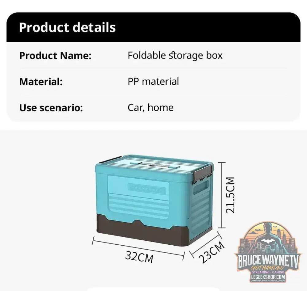 📦 Boîte de Rangement Pliante Multifonction – Camping, Maison & Voiture - Legeekshop