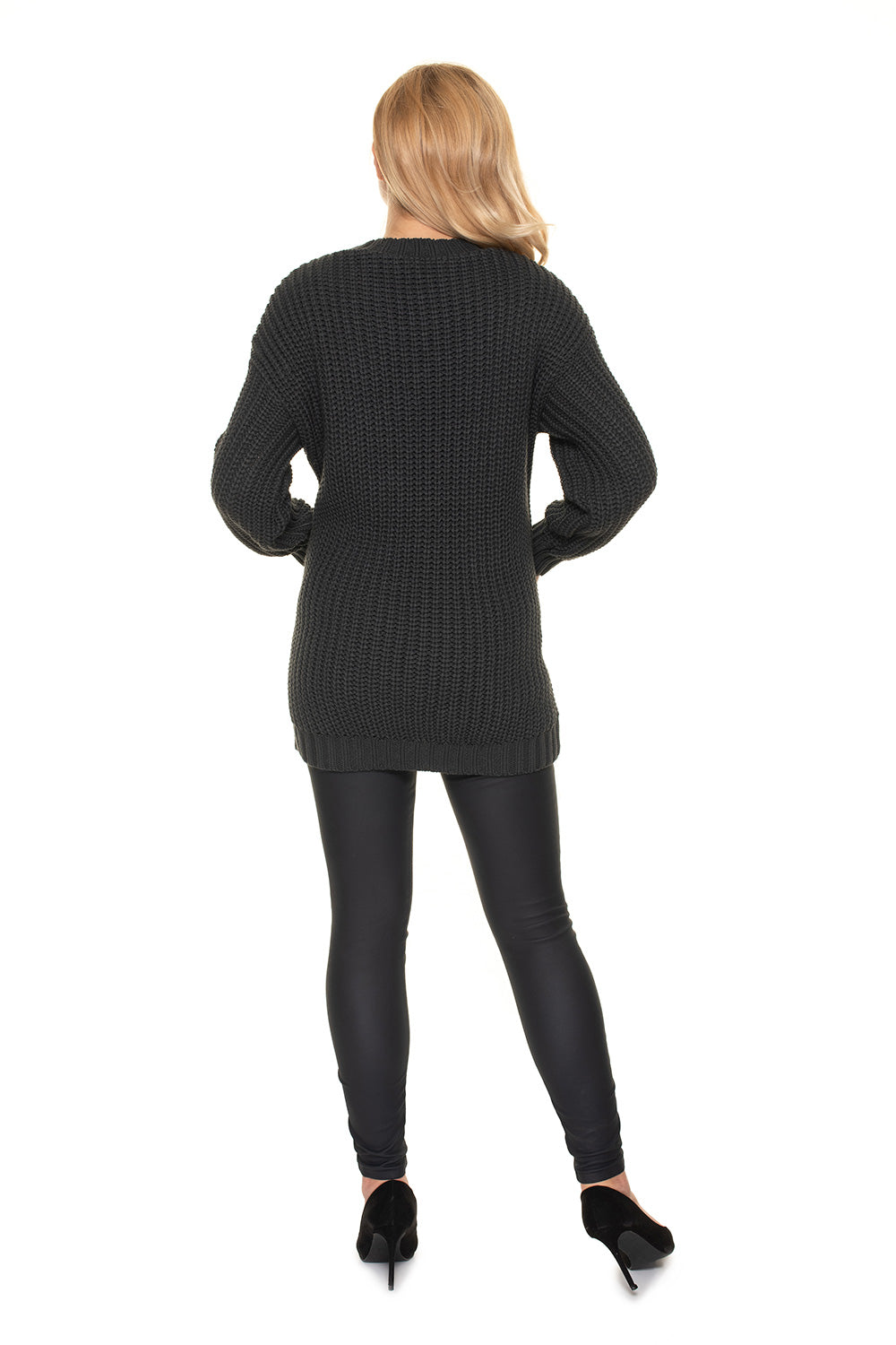 Pull femme PeeKaBoo Chandail Grossesse Chandail — gris