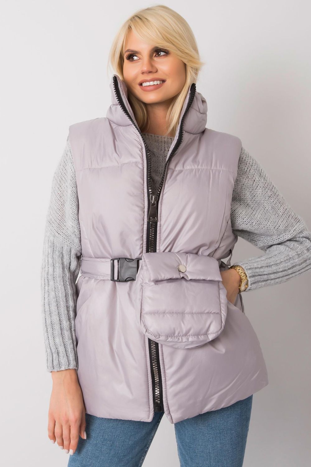 Gilet femme Ex Moda — gris