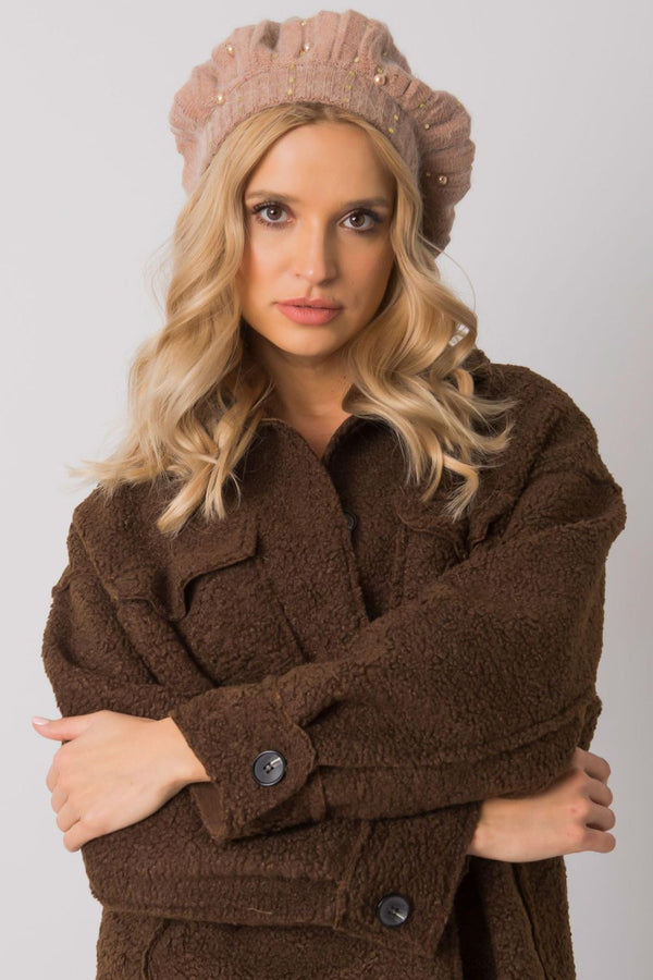 Bonnet femme AT — beige