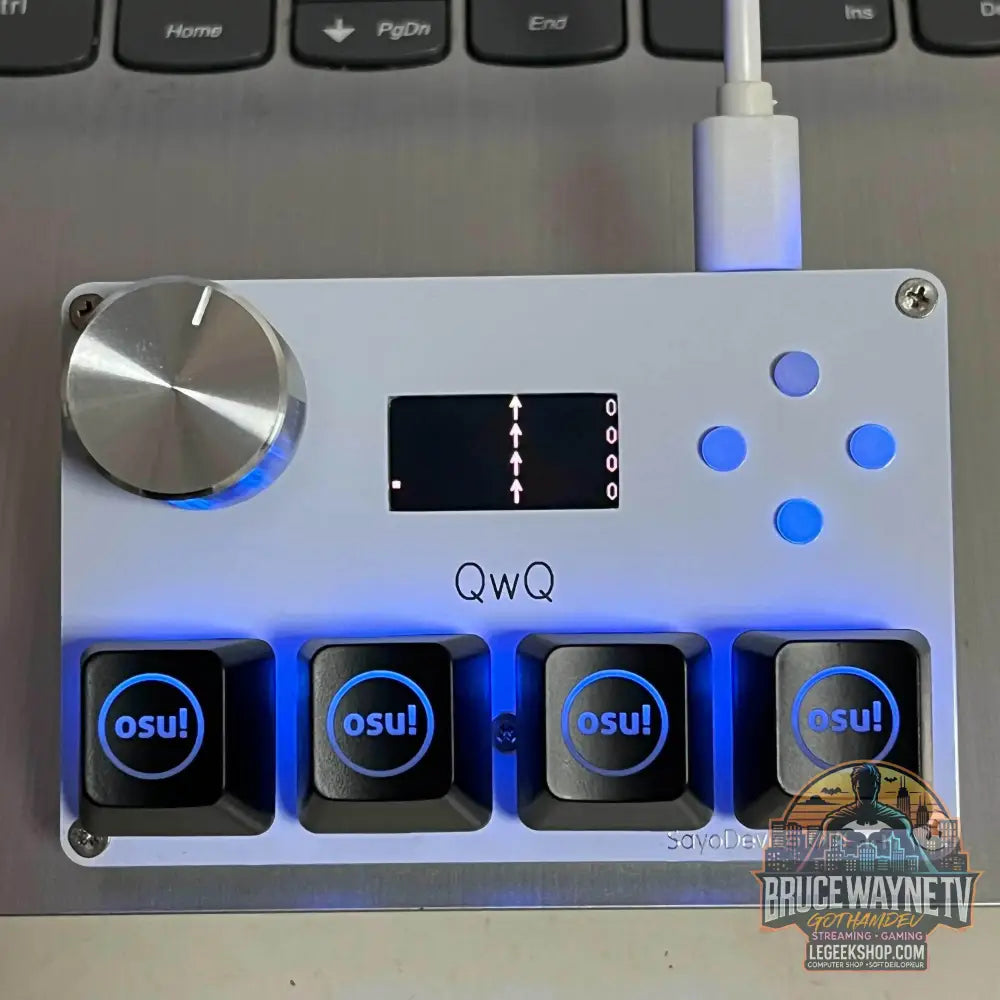 🎮 Mini Clavier Mécanique SayoDevice OSU O3C – Switchs Magnétiques Roses | Écran IPS & Ultra-Vitesse - Legeekshop