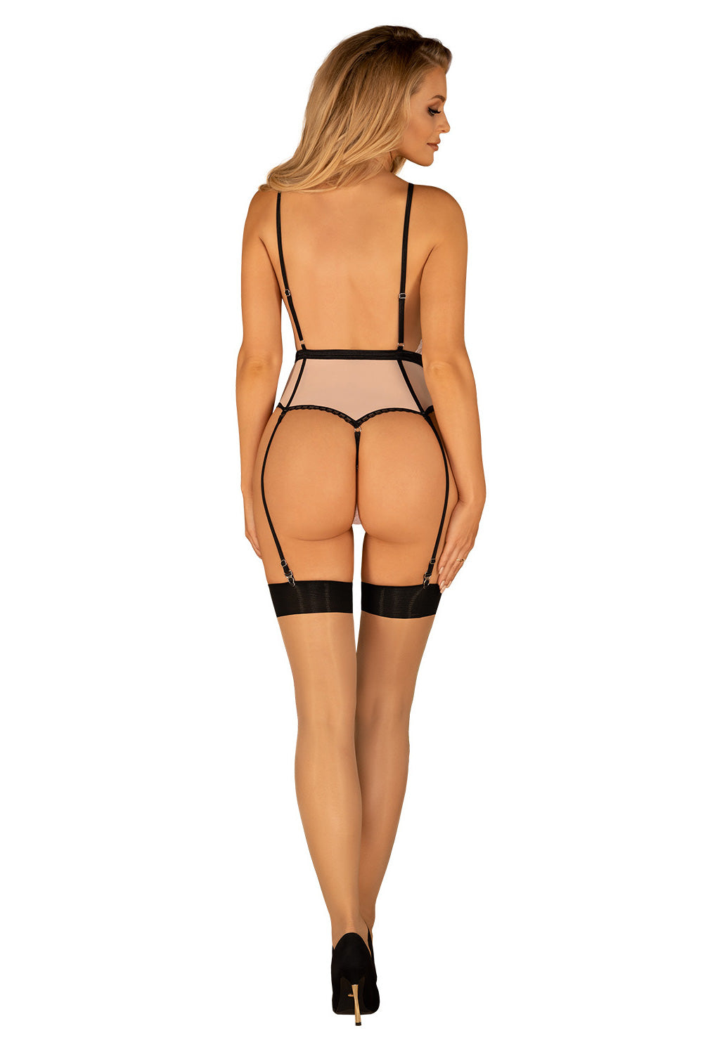 Corset femme Obsessive — rosé