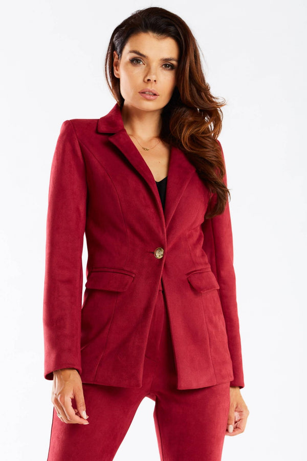 Blazer femme awama — rouge