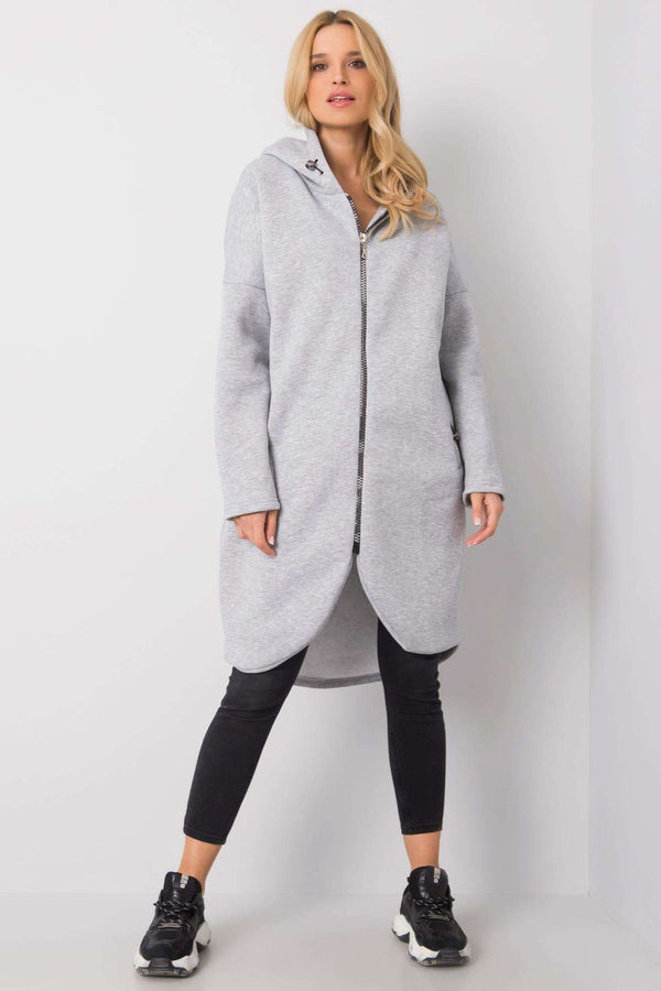 T-shirt femme Rue Paris Sweatshirt Sweatshirt — gris