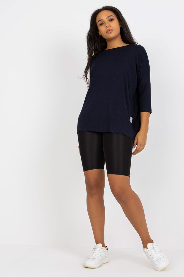Chemisier grande taille femme Relevance — bleu marine