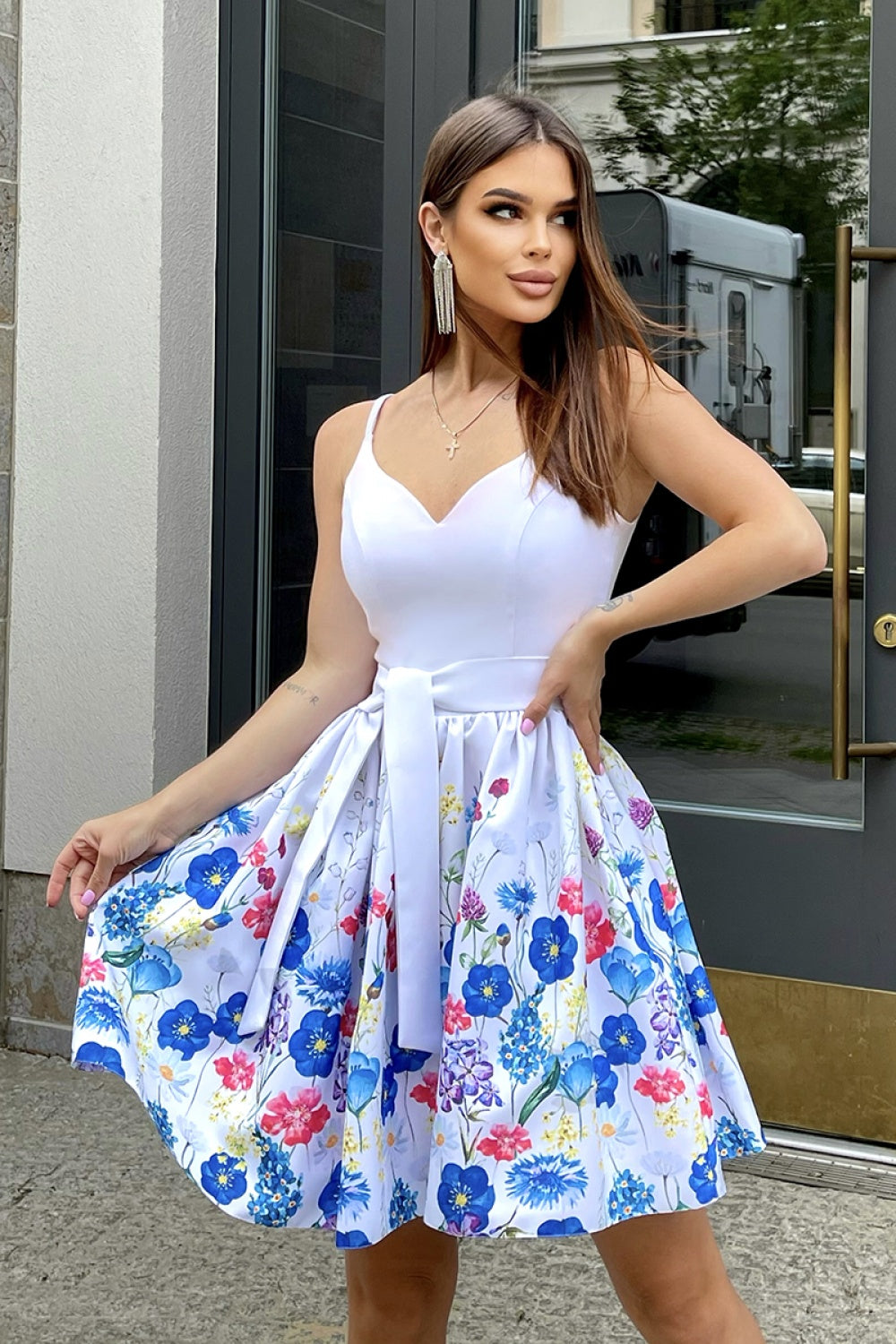 Robe femme Bicotone De Cocktail De — beige