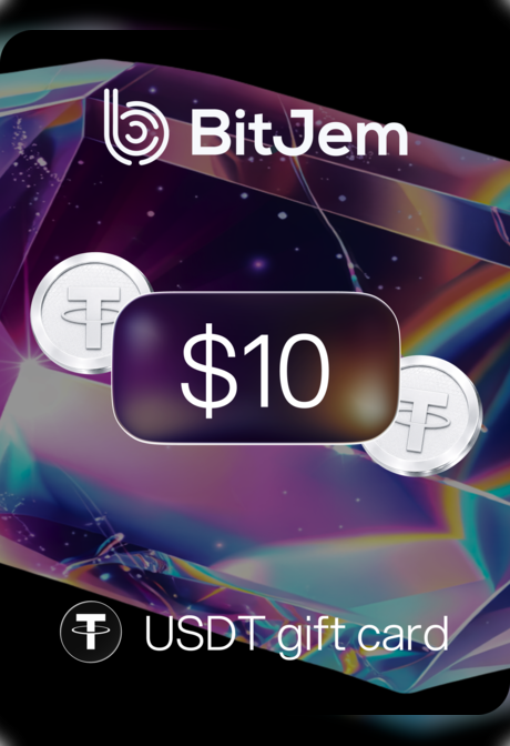 BitJem Crypto Gift Card USDT 10 USD - BitJem Key