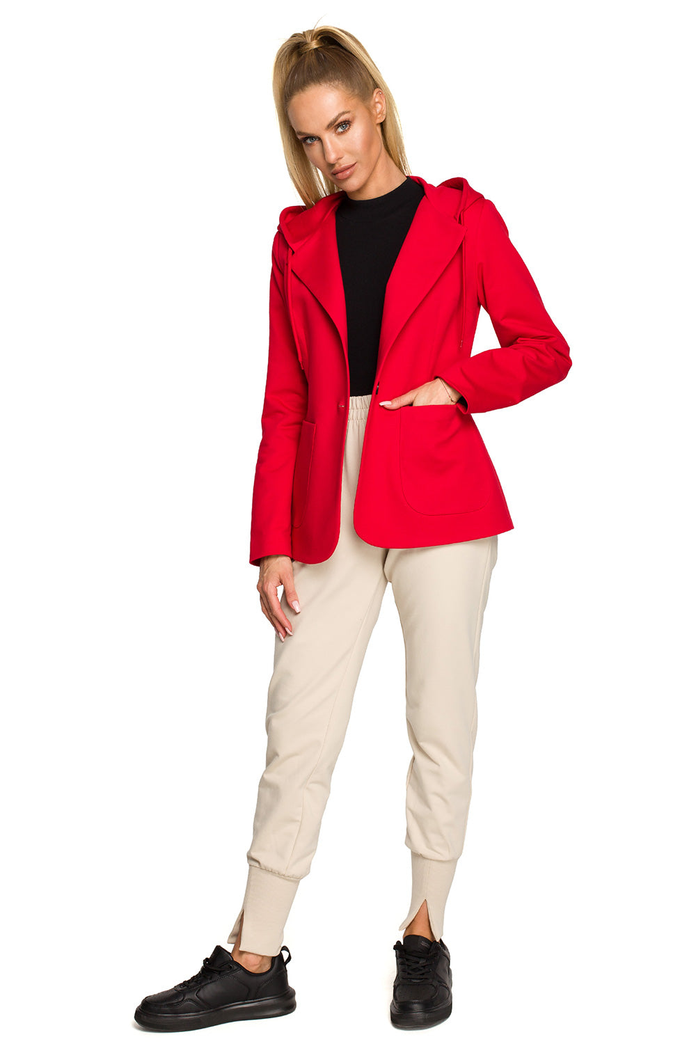 Blazer femme Moe — rouge