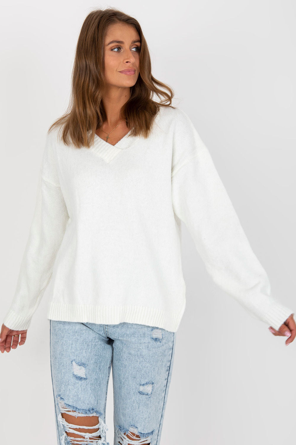 Pull femme Rue Paris Chandail Chandail — beige