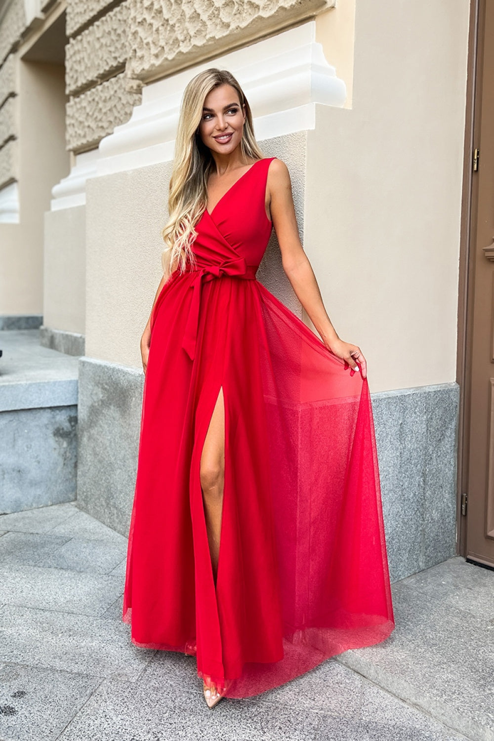 Robe femme Bicotone De Soirée De — rouge