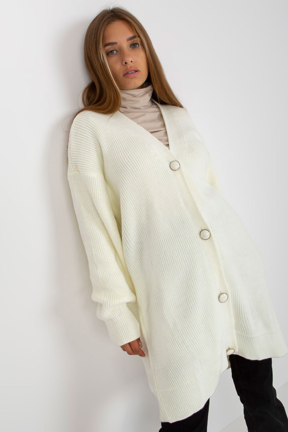 Cardigan femme Rue Paris — beige