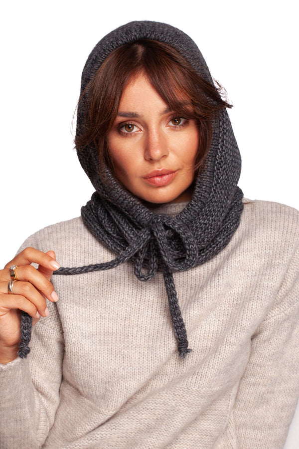 Balaklava femme BE Knit — gris