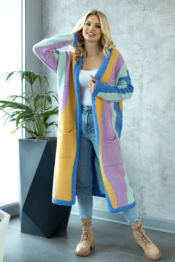 Cardigan femme PeeKaBoo — multicouleur