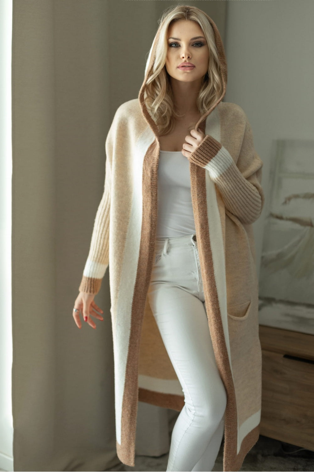 Cardigan femme PeeKaBoo — multicouleur