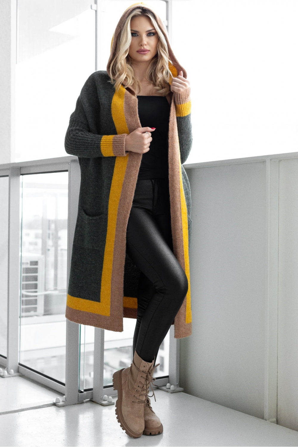 Cardigan femme PeeKaBoo — multicouleur