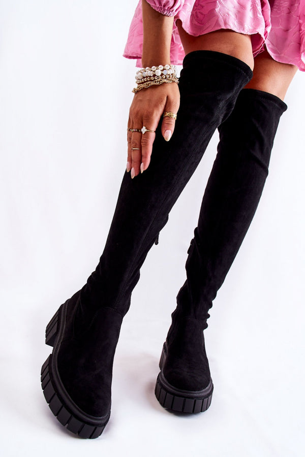 Bottes femme Step in style Cuissardes Cuissardes — noir