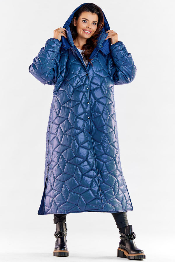 Manteau femme awama — bleu marine