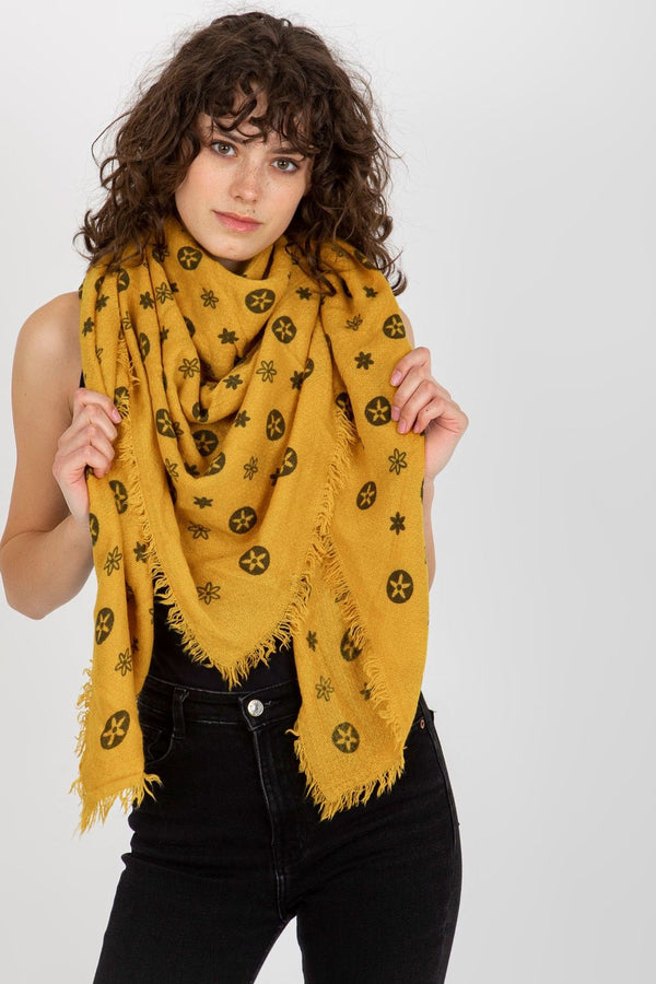 Foulard femme AT — jaune