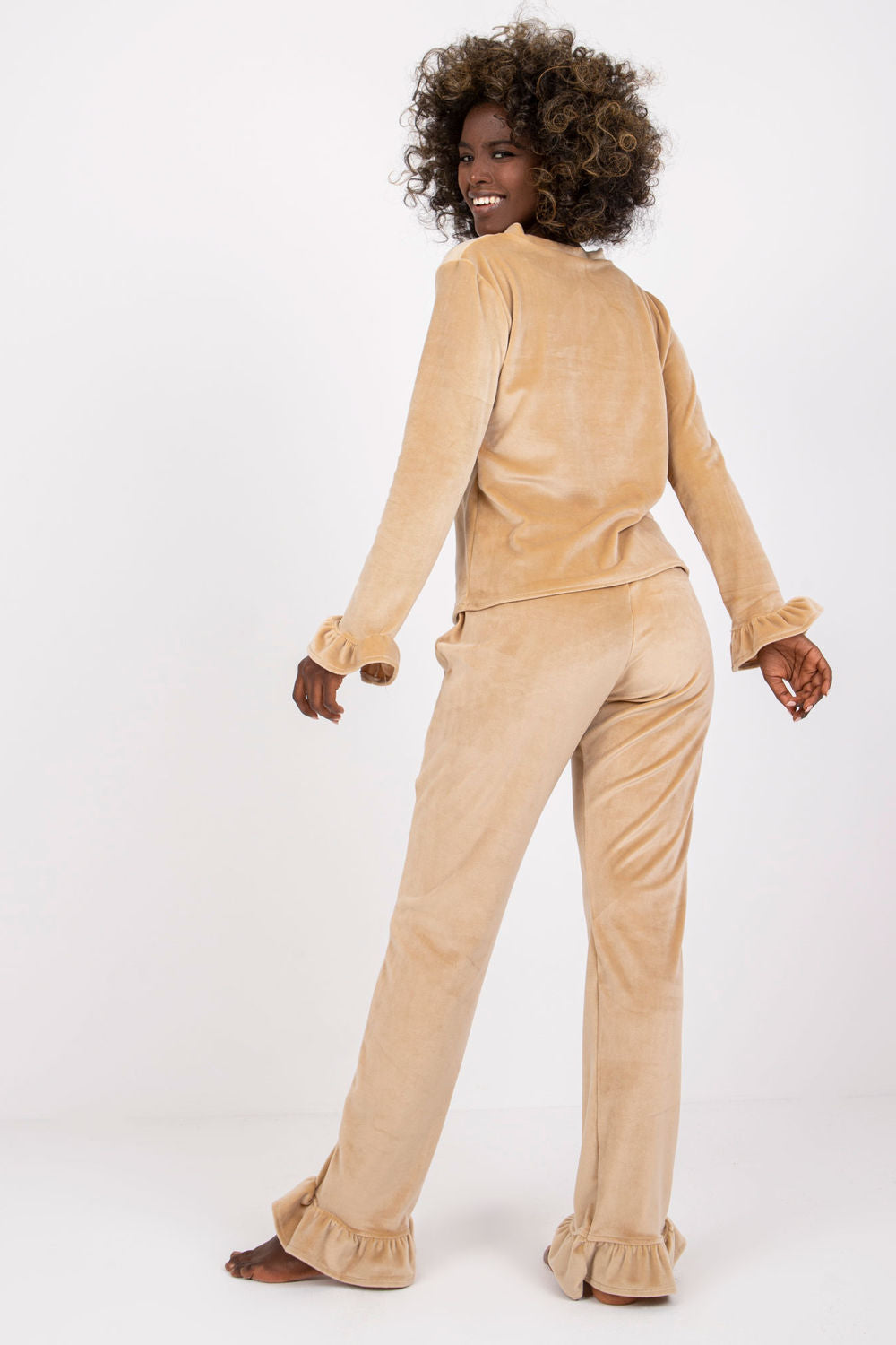 Pyjama femme Rue Paris — beige