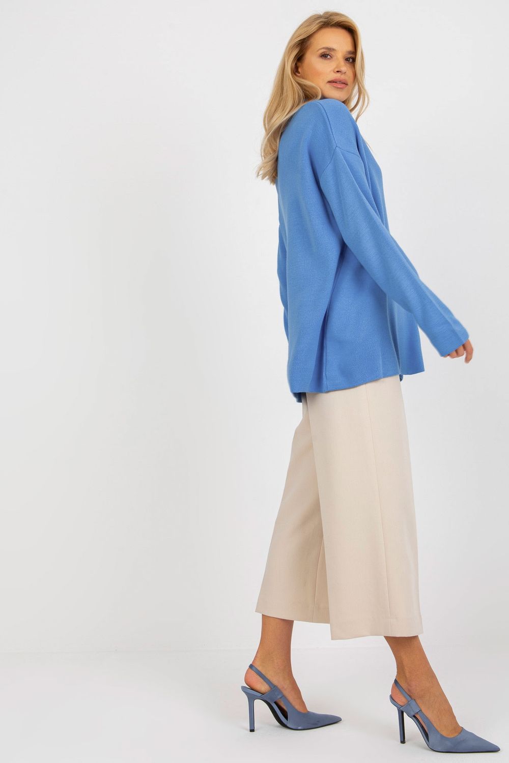 Pull femme Rue Paris Chandail Chandail — bleu