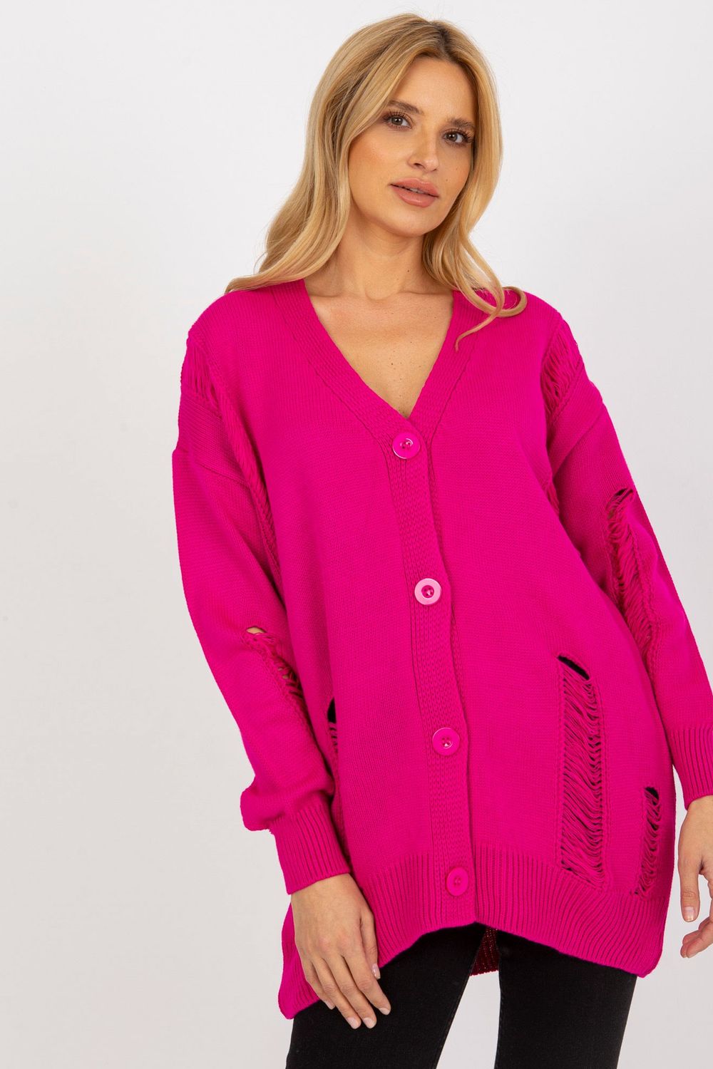 Cardigan femme Rue Paris — rosé