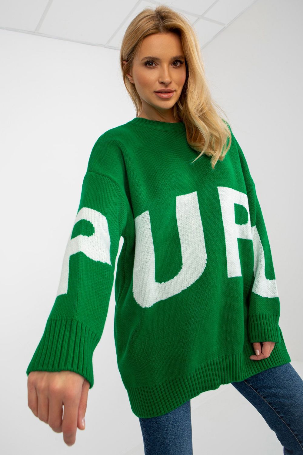 Pull femme Rue Paris Chandail Chandail — vert