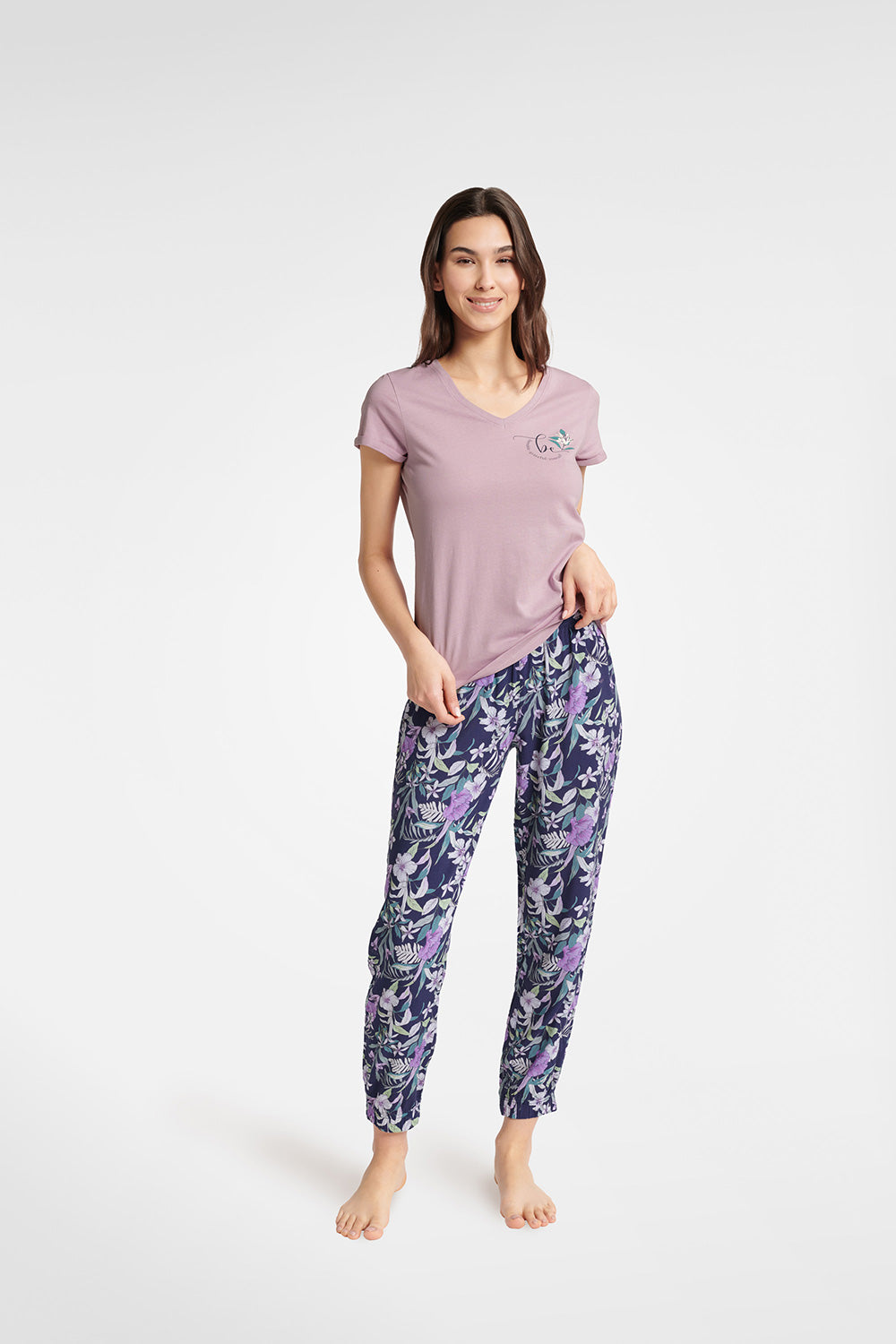 Pyjama femme Henderson — violet
