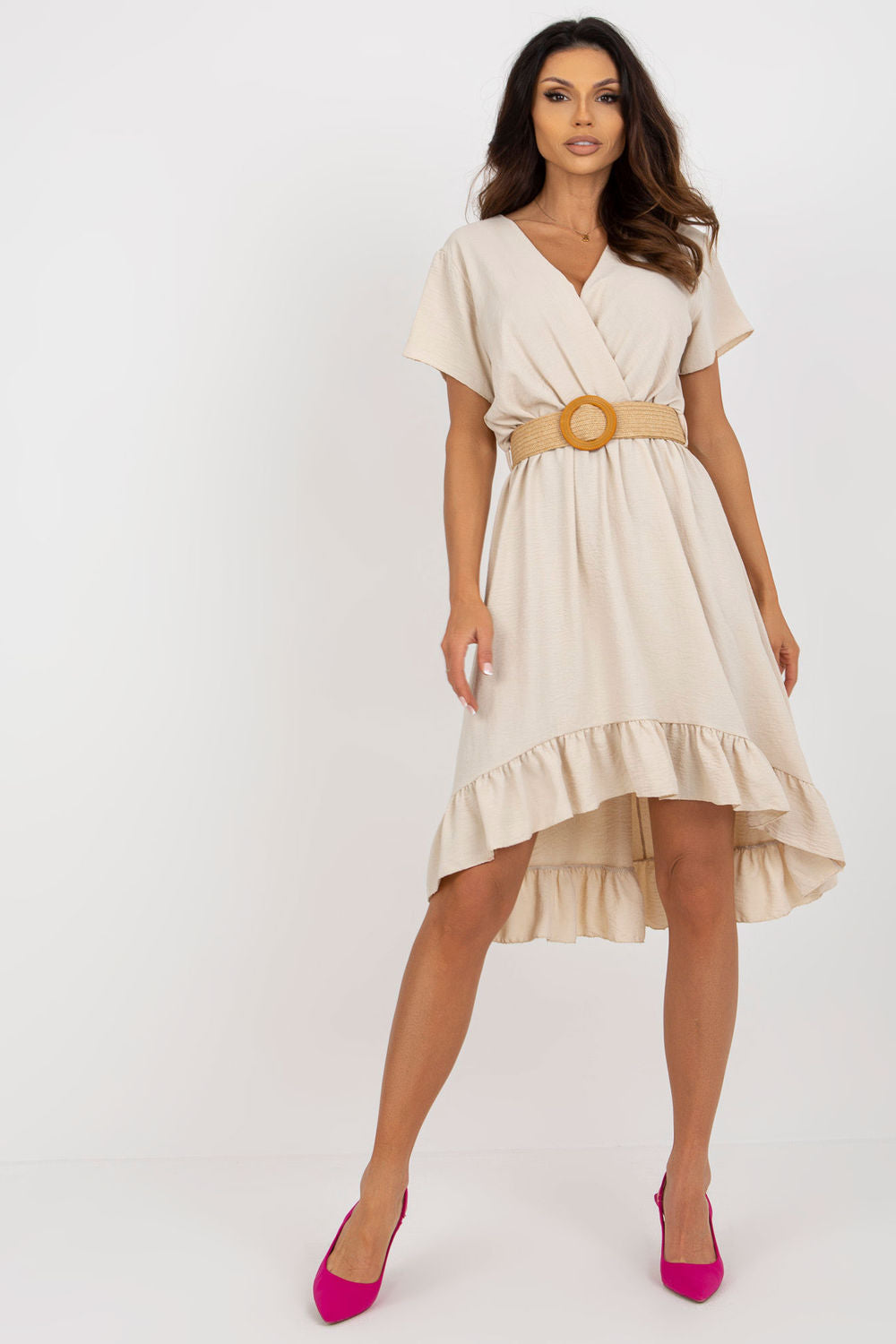 Robe femme Italy Moda De Jour De — beige