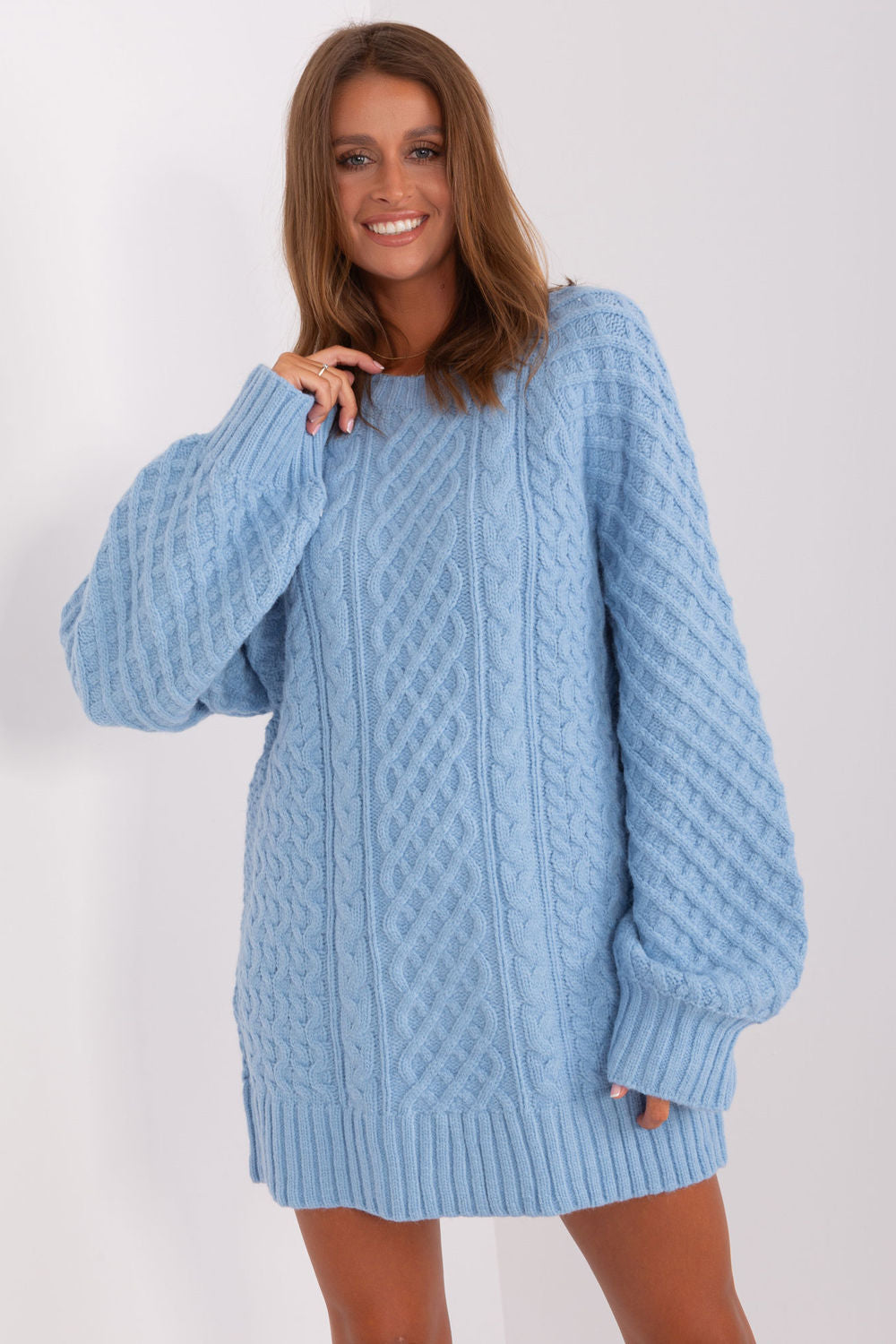 Pull femme AT Chandail Long Chandail — bleu