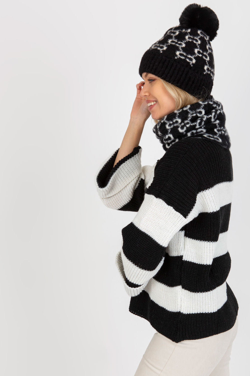 Bonnet femme AT — noir