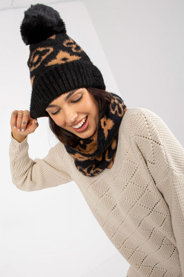 Bonnet femme AT — noir