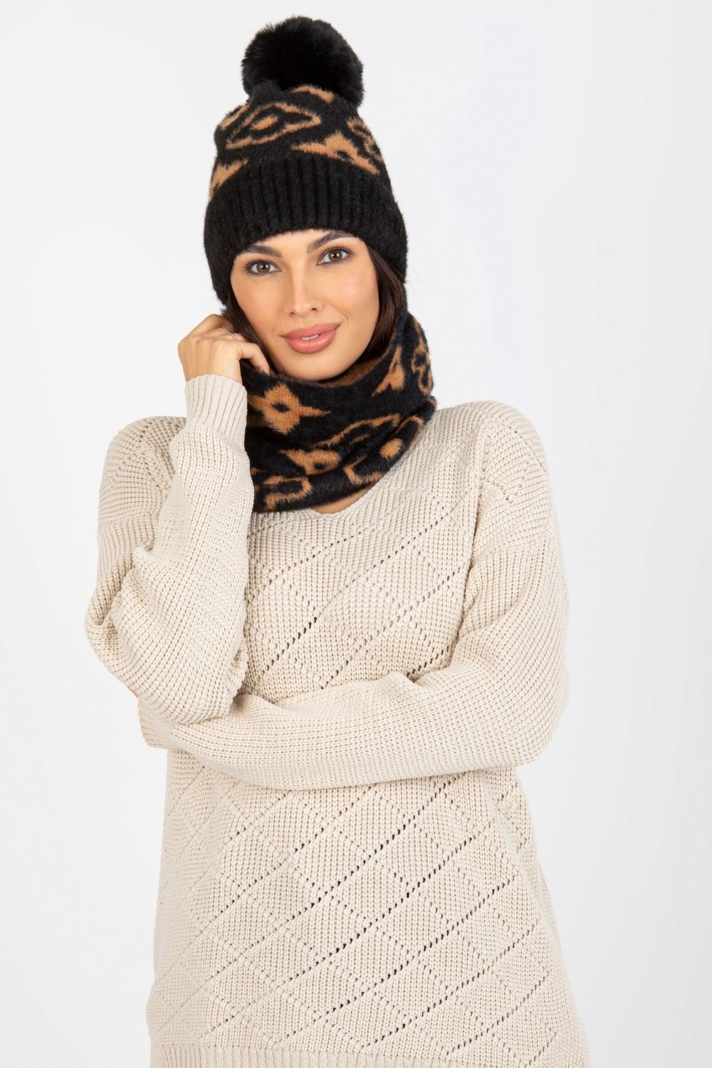 Infinity Écharpe femme AT — noir
