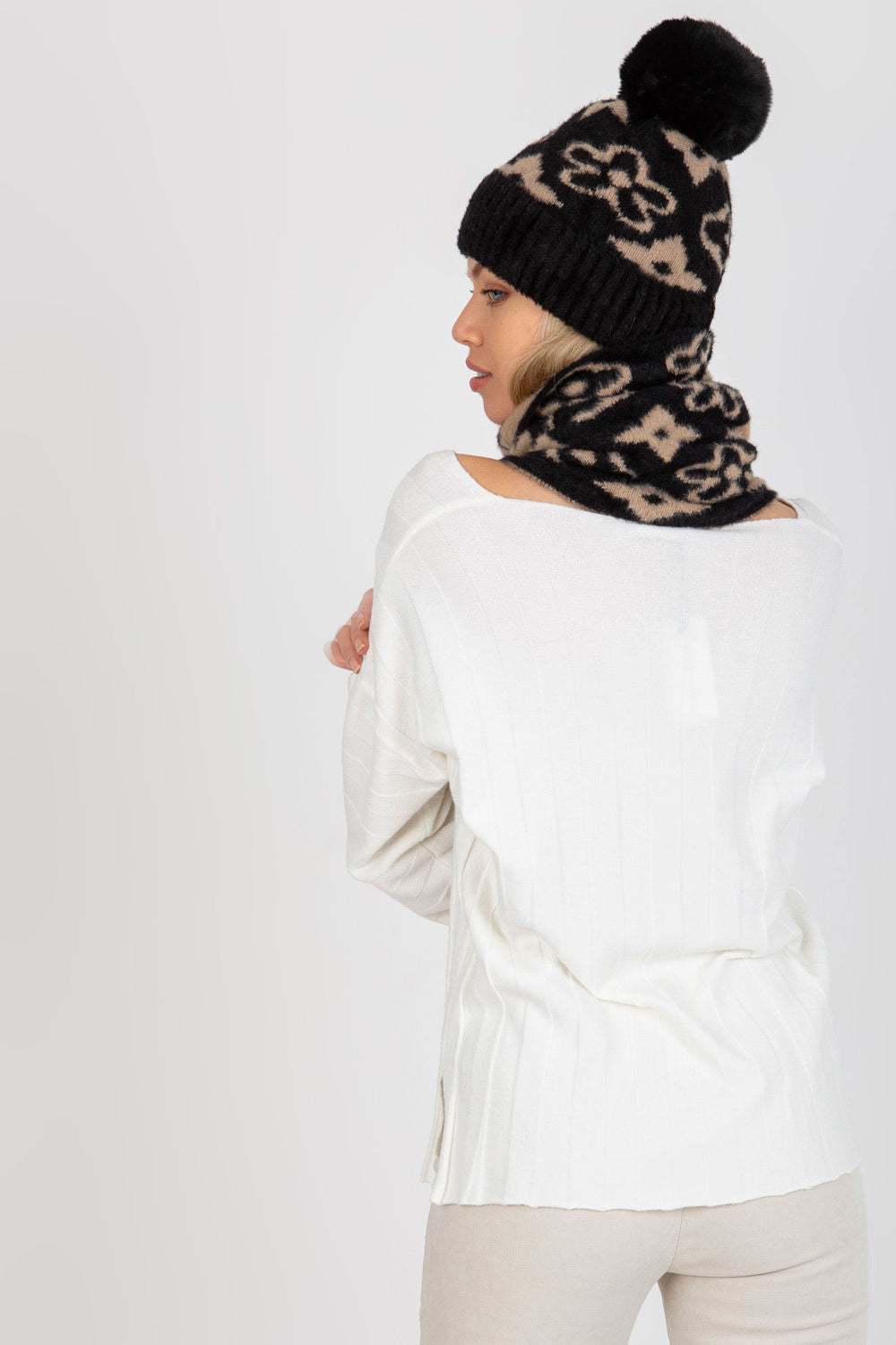 Infinity Écharpe femme AT — noir
