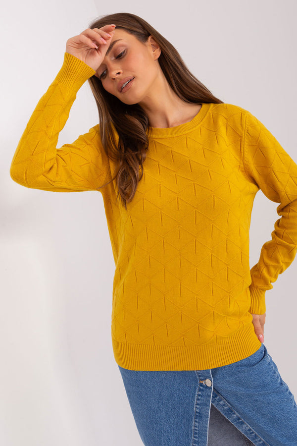 Pull femme AT Chandail Chandail — jaune