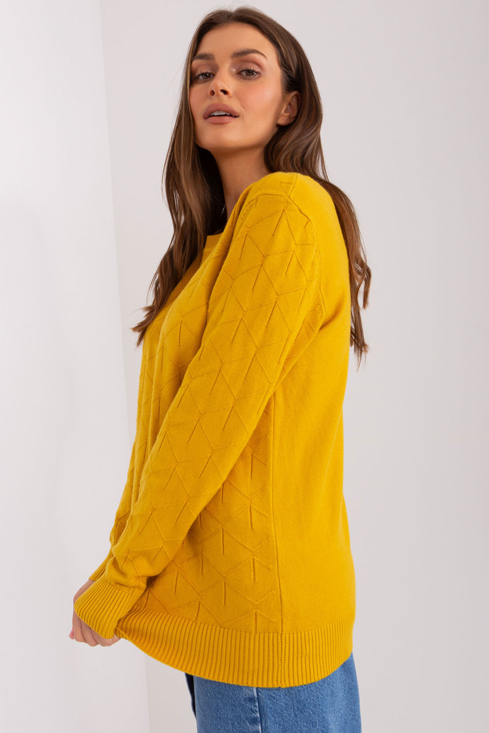 Pull femme AT Chandail Chandail — jaune
