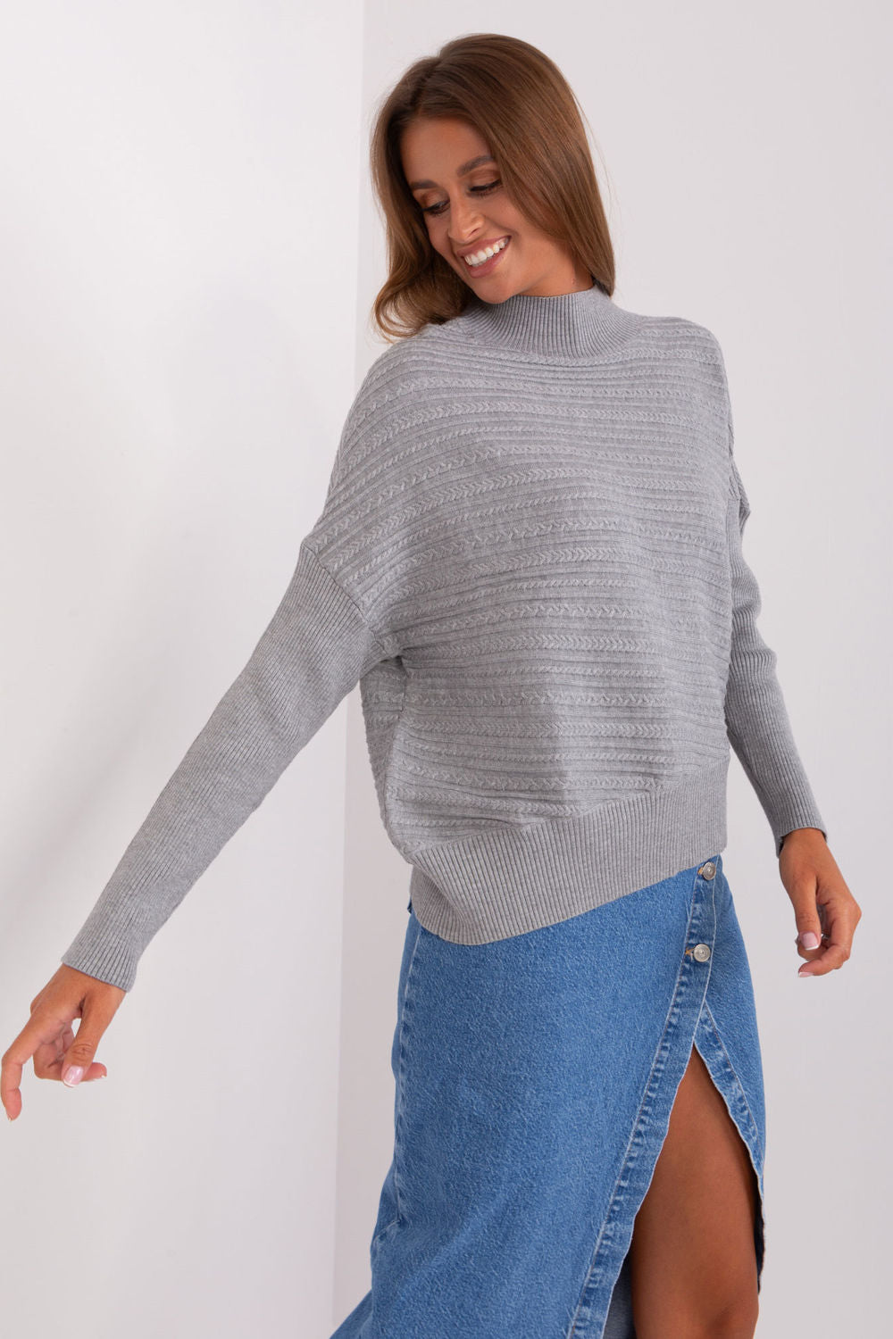 Pull femme AT Chandail Chandail — gris