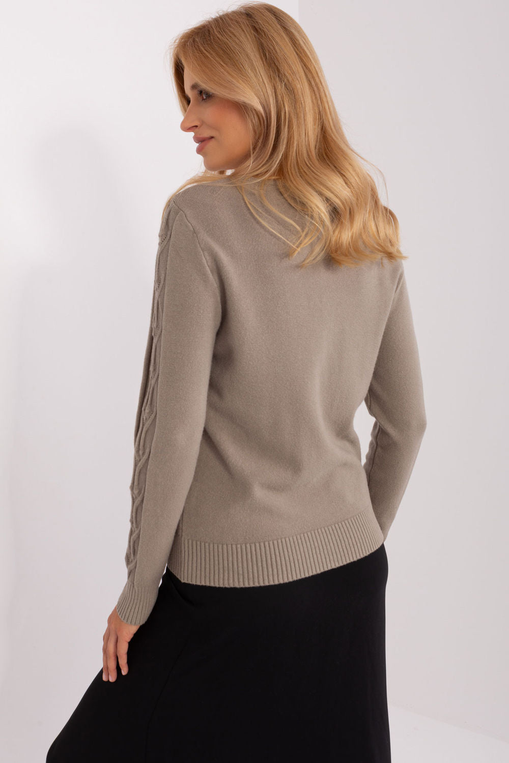 Pull femme AT Chandail Chandail — beige