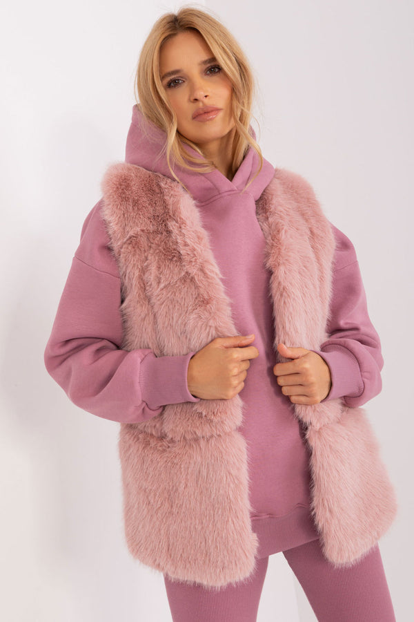 Gilet femme AT — rosé