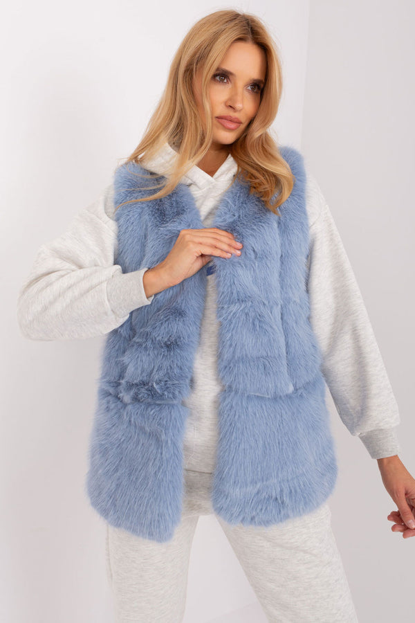 Gilet femme AT — bleu