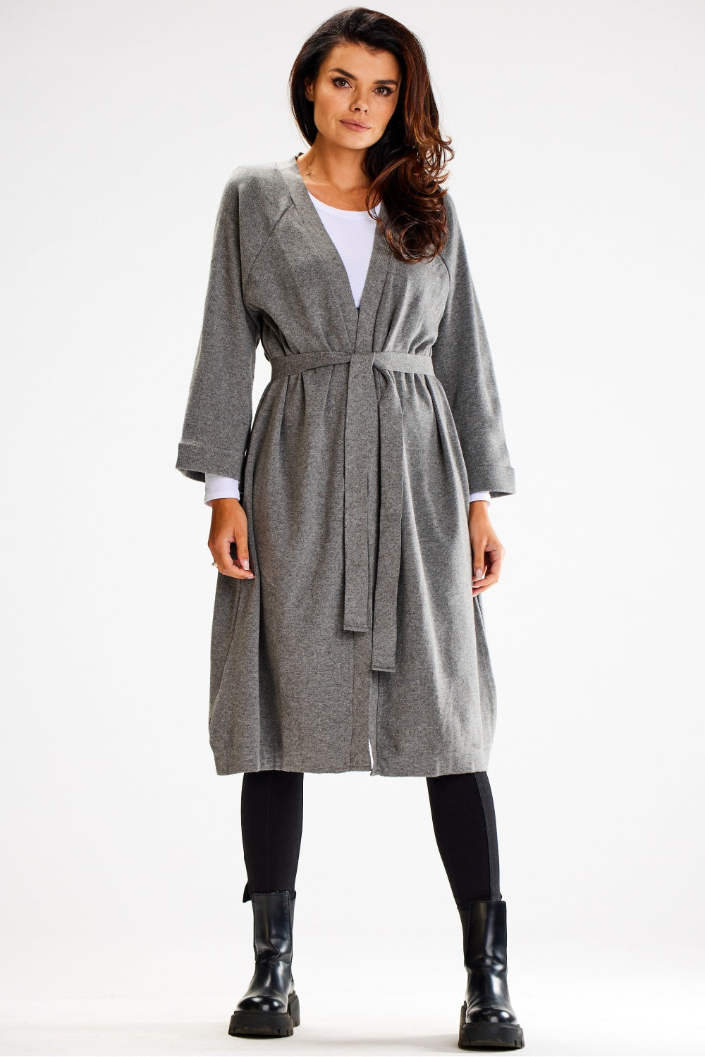 Cardigan femme awama — gris