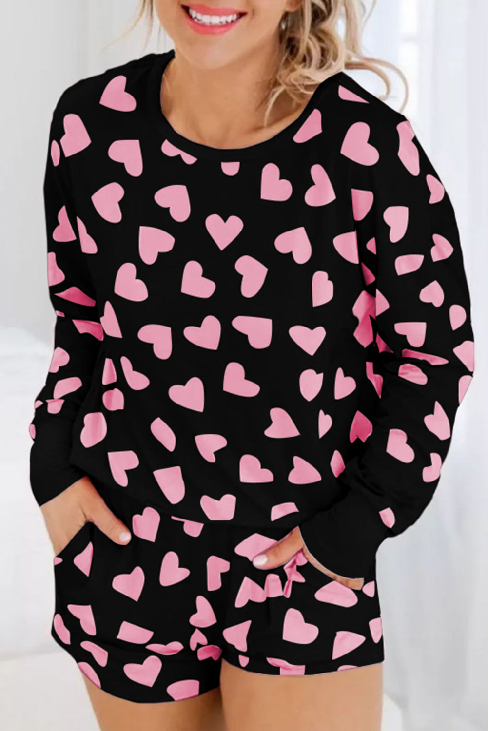 Ensemble femme manches longues — noir
