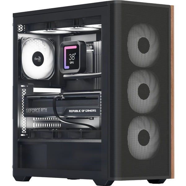 Aerocool D501A-G-BK-v2, Tower-Gehäuse - Aerocool