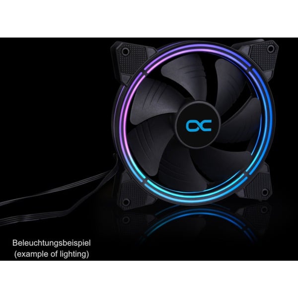 Alphacool Eiszyklon Aurora LUX PRO Digital RGB 140x140x25mm, Gehäuselüfter - Alphacool - vue 8